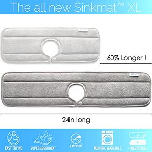 THE ORIGINAL Longer Ternal Sink mat XL 24in absorbent washable