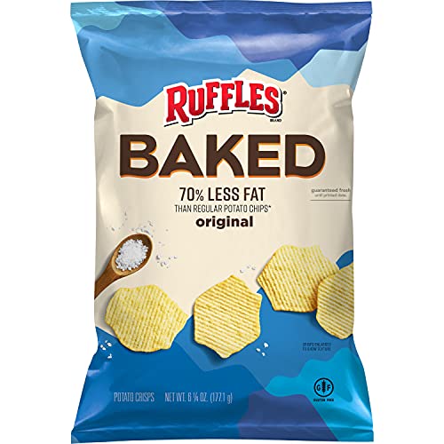Ruffles Oven Baked Original Potato Crisps, 6.25 Ounce