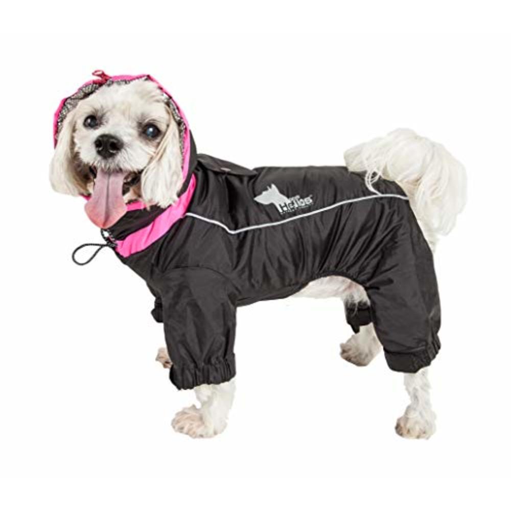 Dog Helios DOGHELIOS Weather-King Windproof Waterproof and Insulated Adjustable Full Bodied Pet Dog Jacket Coat w/ Heat Retention Technolog