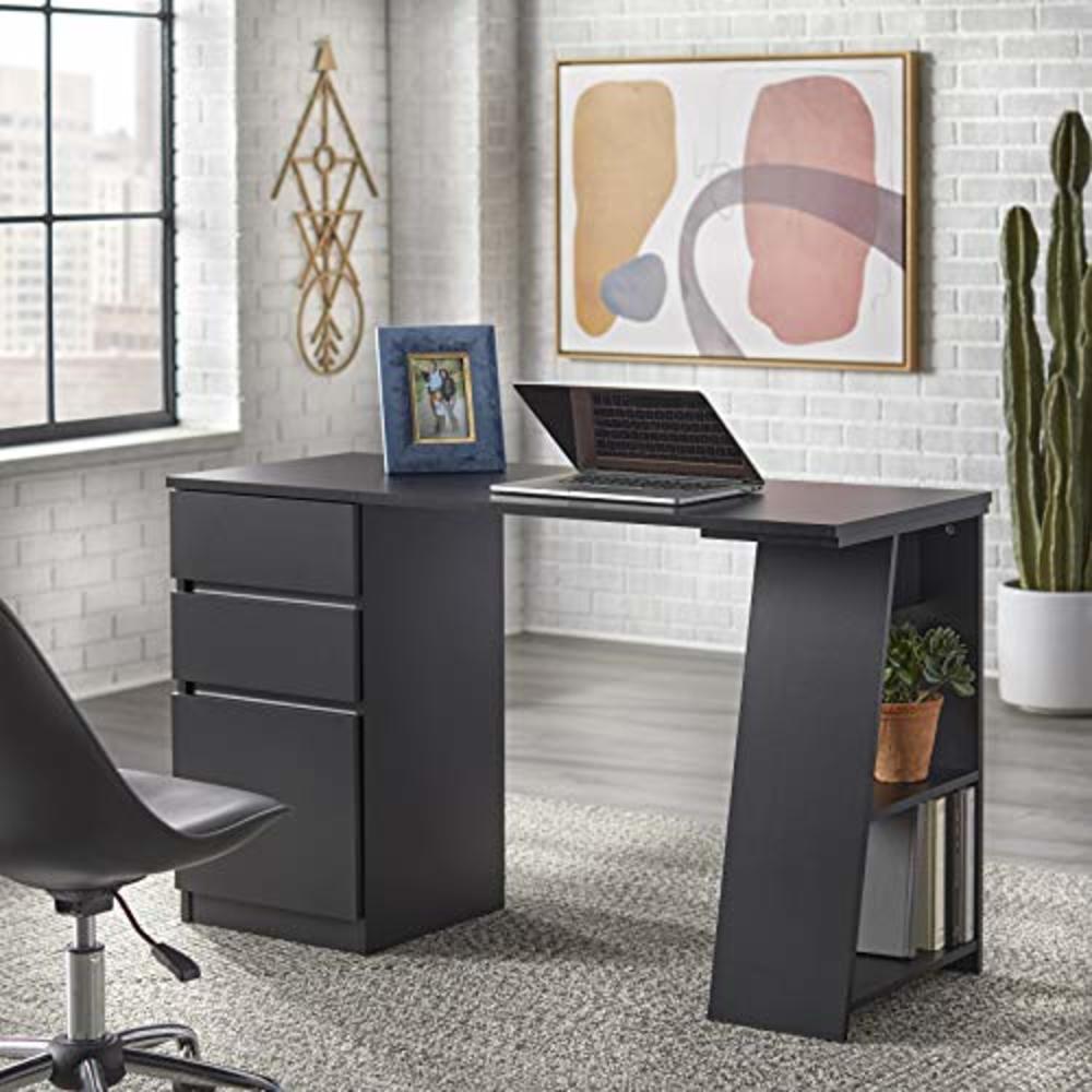 97007BLK Target Marketing Systems Como Study Desk, Black