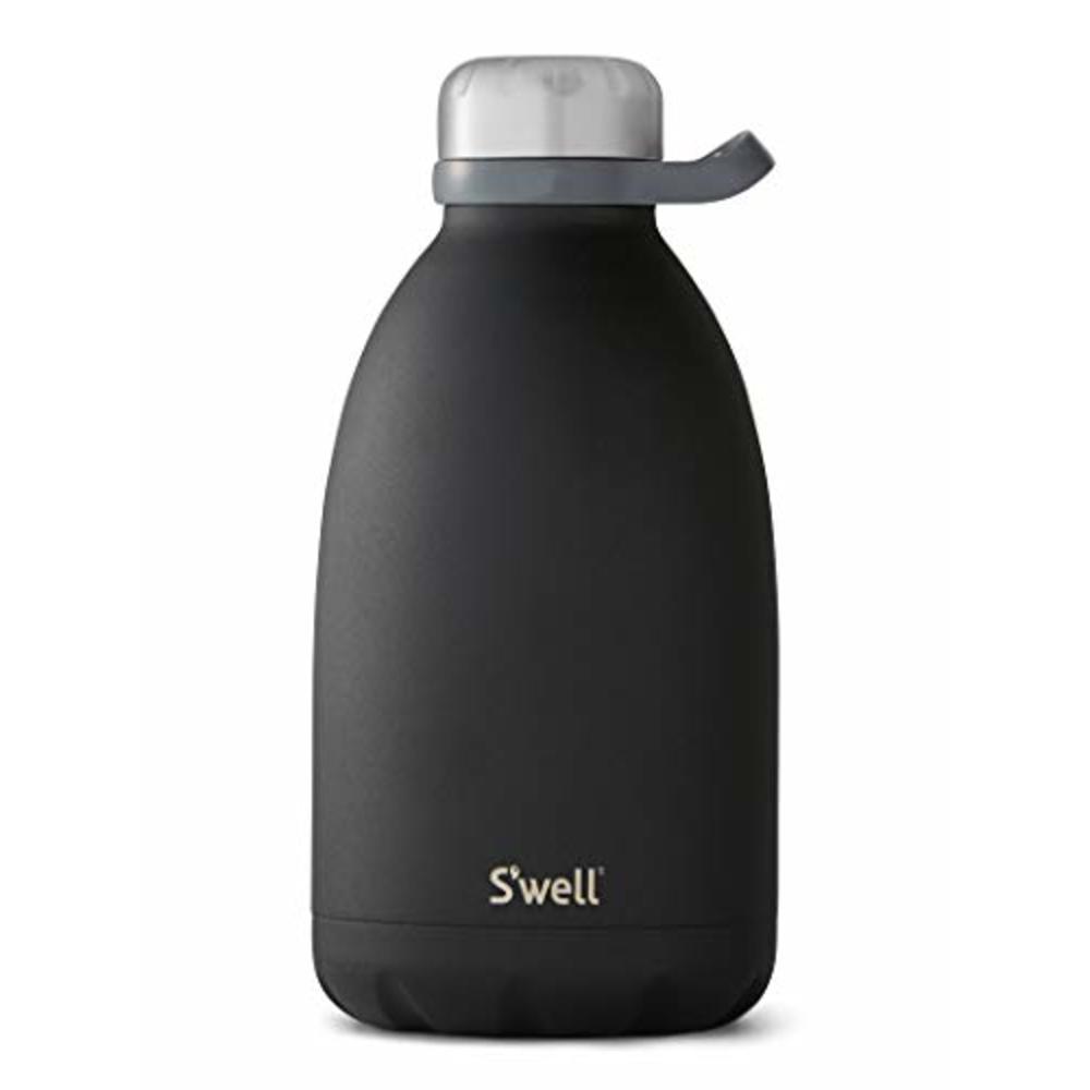 Swell Stainless Steel Roamer Bottle-64 Fl Oz-Onyx Triple-Layered Vacuum-Insulated Containers Keeps Drinks Cold for 72 Hours and 