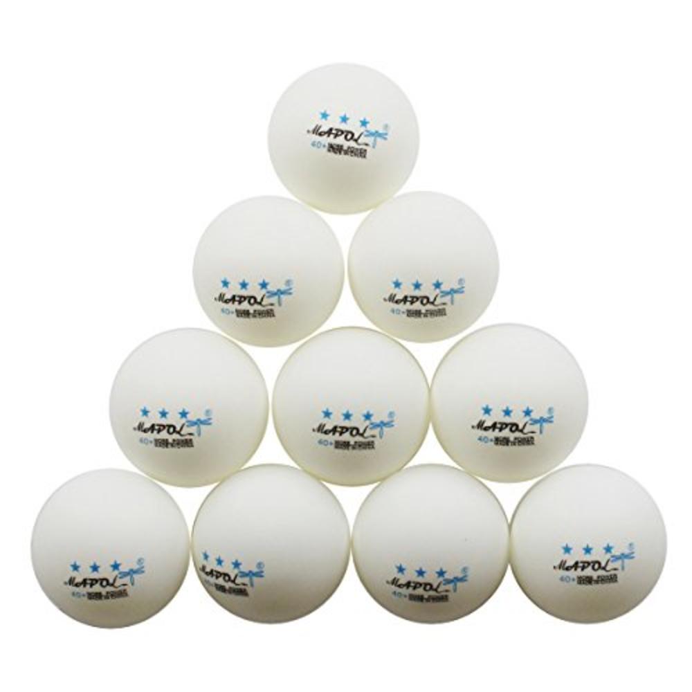 MAPOL 50 White 3-Star Table Tennis Balls Premium Training Ping Pong Balls