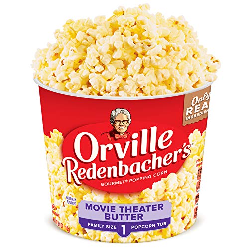 Orville Redenbachers Movie Theater Butter Popcorn Tub, 3.9 Ounce