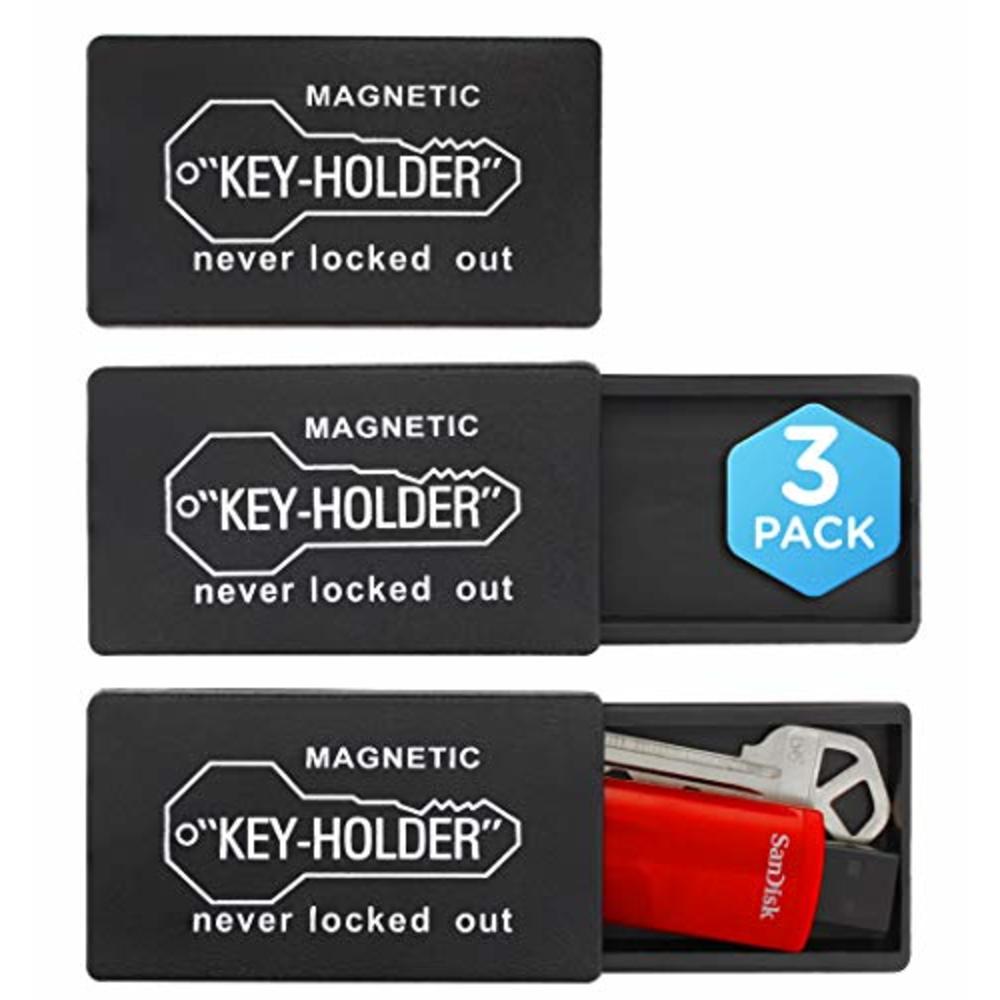 Ram-Pro 3-Pieces 3 Inch Plastic Hide-A-Key, Lock Box, Key-Holder, to Store a Spare Key for Your Home, Storage, Office, Vehicle, 