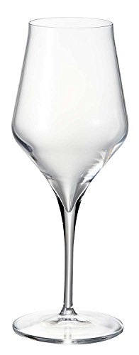 Luigi Bormioli Supermo 15.25 oz Chianti/Pinot Grigio Red Wine Glasses, Set of 2, Clear
