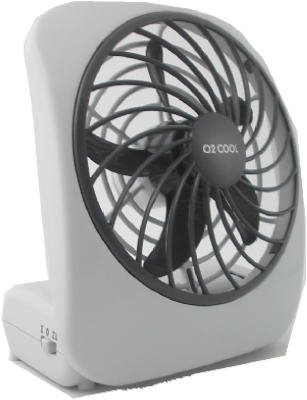 O2 Cool 5 in. 2 speed Battery Personal Fan