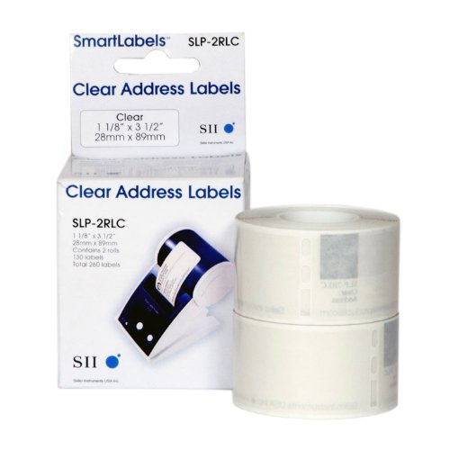 Seiko Instruments Clear Address Labels for Smart Label ...