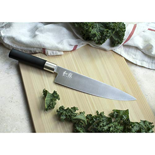 Kai Wasabi Black Chefs Knife, 8 Inch, 6720C
