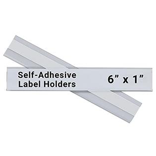 C-Line Self-Adhesive Label Holders, Top Load, 1 x 6 Inches ...