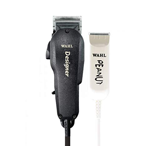 Wahl Professional All Star Clipper/Trimmer Combo #8331 - Features Designer Clip and Peanut Trimmer - Includes Accessories