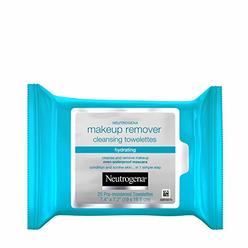 Neutrogena Hydrating Makeup Remover Face Wipes, Pre-Moistening Facial Cleansing Towelettes to Condition Skin & Remove Dirt, Oil,
