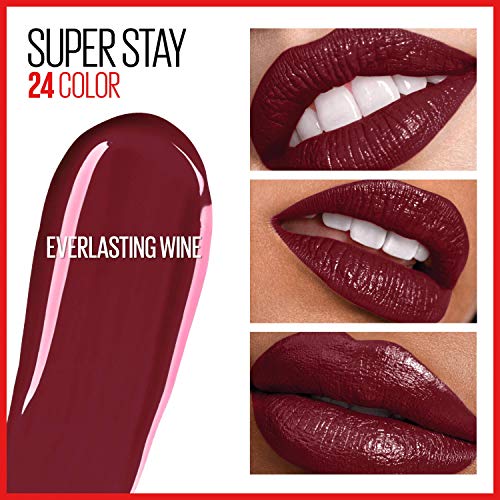 Maybelline New York Maybelline SuperStay 24, 2-Step Liquid Lipstick, Everlasting Wine