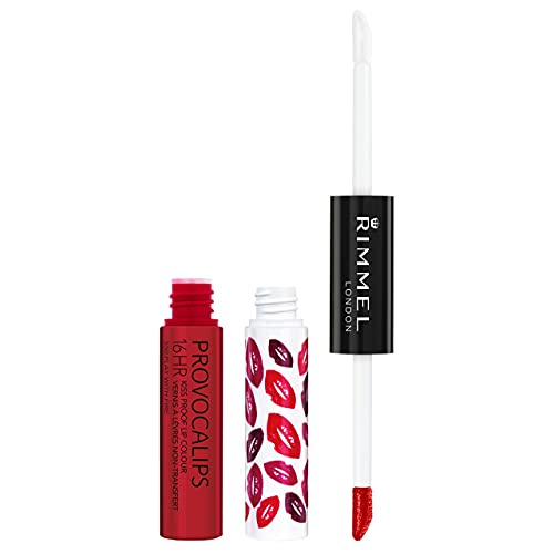 Rimmel London Provocalips 16hr Kiss-Proof Lip Colour - 55 Play With Fire, .14 fl.oz (34666744550)