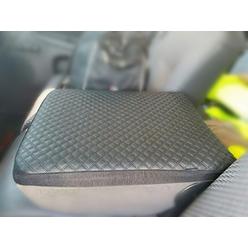its us Black Center Console Lid Middle Seat Armrest Cover Protector for Dodge Ram 1500 2500 3500 Pickup Truck