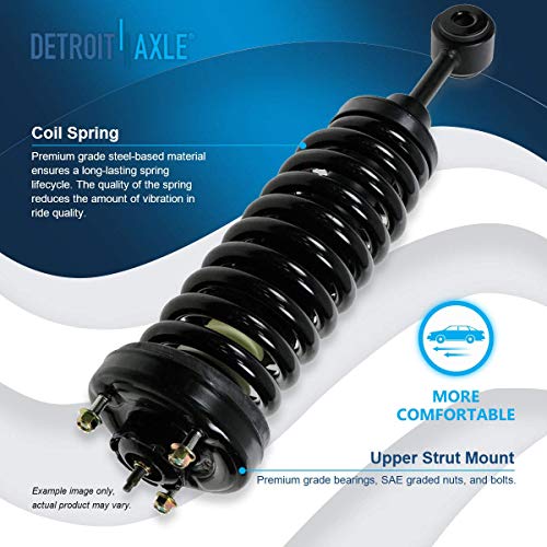Detroit Axle - Front & Rear Strut w/Coil Spring Assembly Replacement for 2003-2006 Ford Expedition Lincoln Navigator - 4pc Set