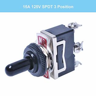 Podoy Momentary Switch Toggle Rocker Heavy Duty with Boot for 15A 125V ...