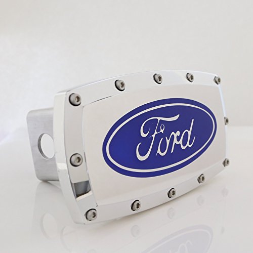 Elite Automotive Pro Ford Logo Billet Aluminum Tow Hitch Cover