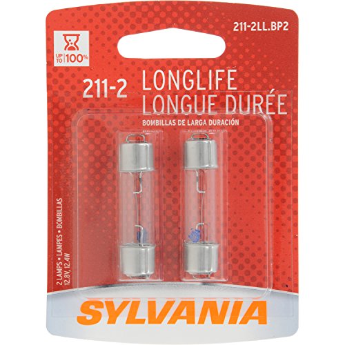 OSRAM Sylvania 211-2 Long Life Miniature Bulb, (Contains 2 Bulbs)