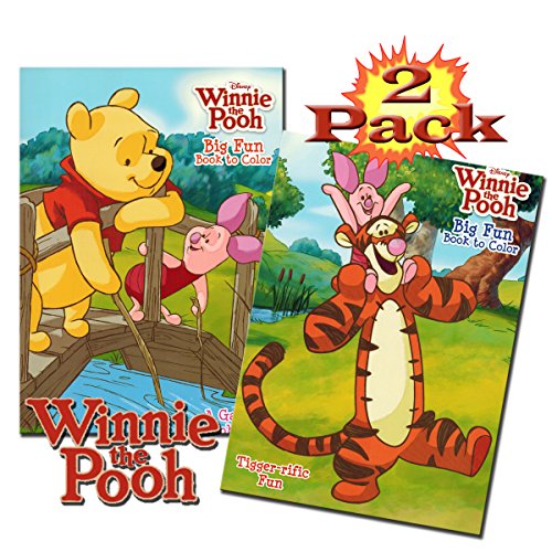 Winnie the Pooh Disney Winnie The Pooh Coloring And Activity Book Set (2 Books - 96 Pages)