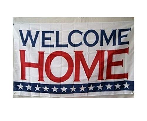 Novelty Stores Online 3x5 Military Welcome Home 13 Stars Flag 3x5 Banner with Brass Grommets