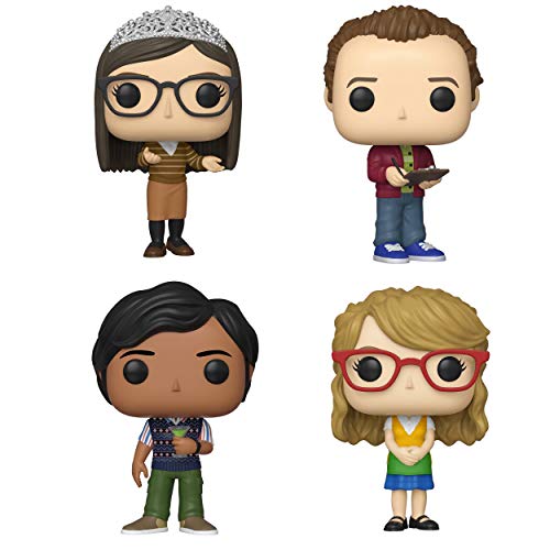 POP Funko TV: Pop! Big Bang Theory Series 2 Collectors Set 2 - Amy, Stuart,  Raj, Bernadette