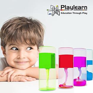 Playlearn USA Playlearn Giant Sensory Ooze Tube Liquid Timer-Orange ...