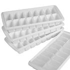 Mr Kitchen OIG Brand Easy Release White Ice Cube Tray Set - Durable Plastic  Stackable Easy Twist 16 Cube Trays | Pack of 4 Ice Tray