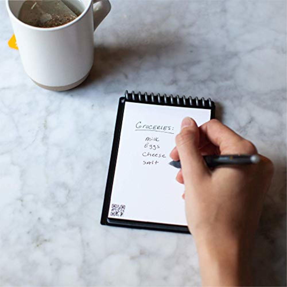 Rocketbook Smart Reusable Notebook - Dotted Grid Eco-Friendly Notebook with 1 Pilot Frixion Pen & 1 Microfiber Cloth Included - 
