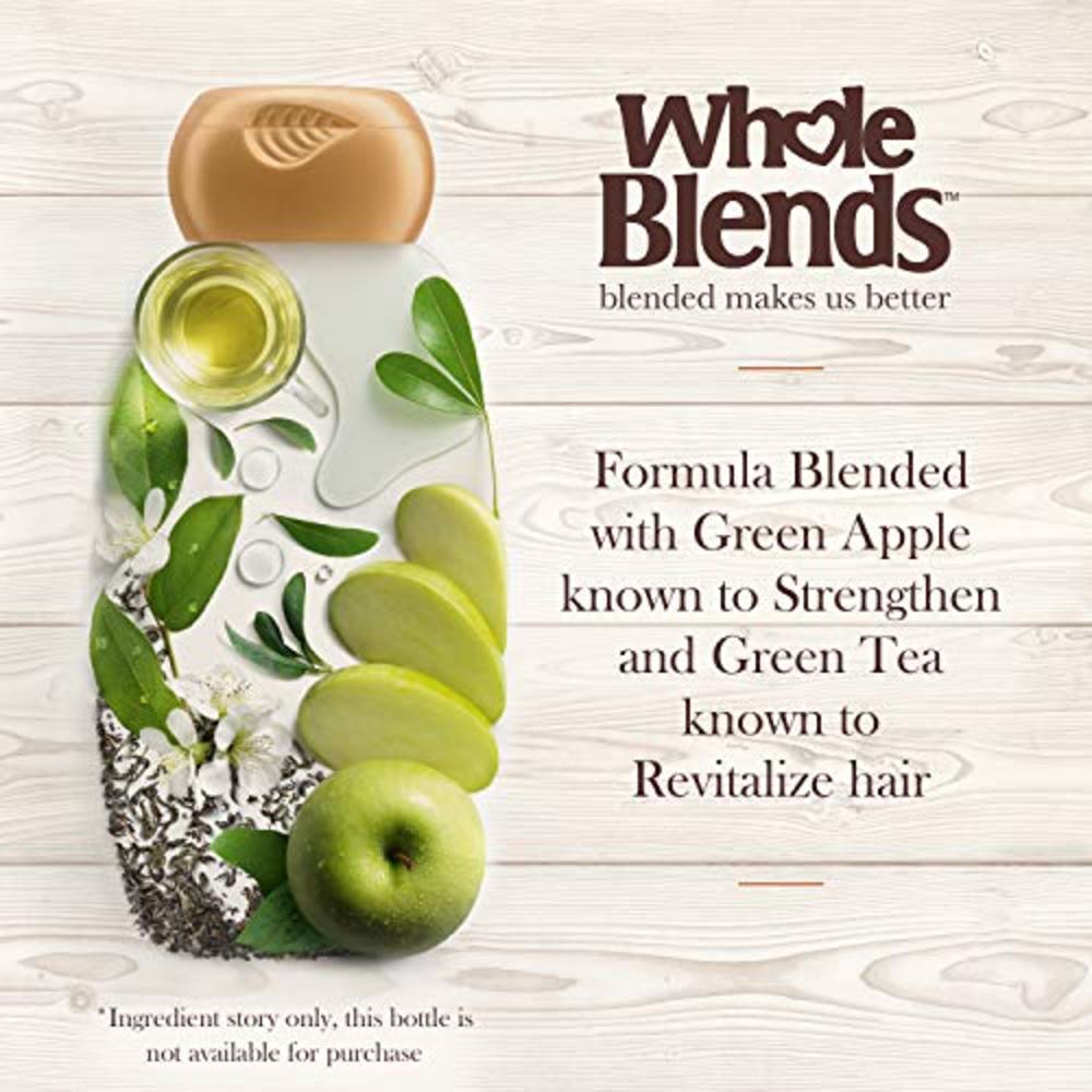 Garnier Whole Blends Refreshing Conditioner with Green Apple & Green Tea Extracts, 12.5 Fluid Ounce