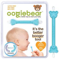 oogiebear - Patented Nose and Ear Gadget. Safe, Easy Nasal Booger and Ear Cleaner for Newborns and Infants. Dual Earwax and Snot