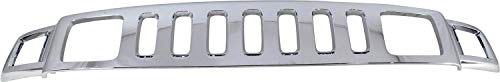 Evan-Fischer Grille Assembly Compatible with 2006-2010 Hummer H3 Upper Chrome Shell and Insert