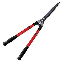 TABOR TOOLS B212A Telescopic Hedge Shears with Wavy Blade and Extendable Steel Handles. Extendable Manual Hedge Clippers for