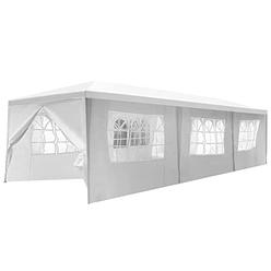 FDW 10x30 Party Tent Wedding Patio Gazebo Outdoor Carport Canopy Shade with Side 8 Removable Walls