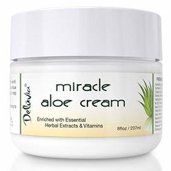 Deluvia Face & Body Miracle Aloe Vera Moisturizing Cream - Facial Moisturizer Lotion ? Day & Night Hydrating Skin Care for Dry, Aging, S
