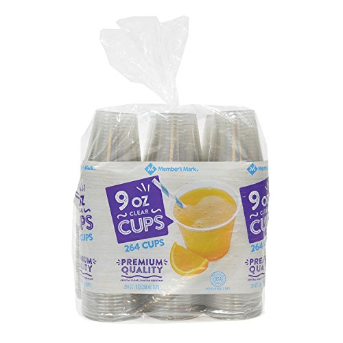 Member's Mark Daily Chef Clear Plastic 9oz Cups (200CT)