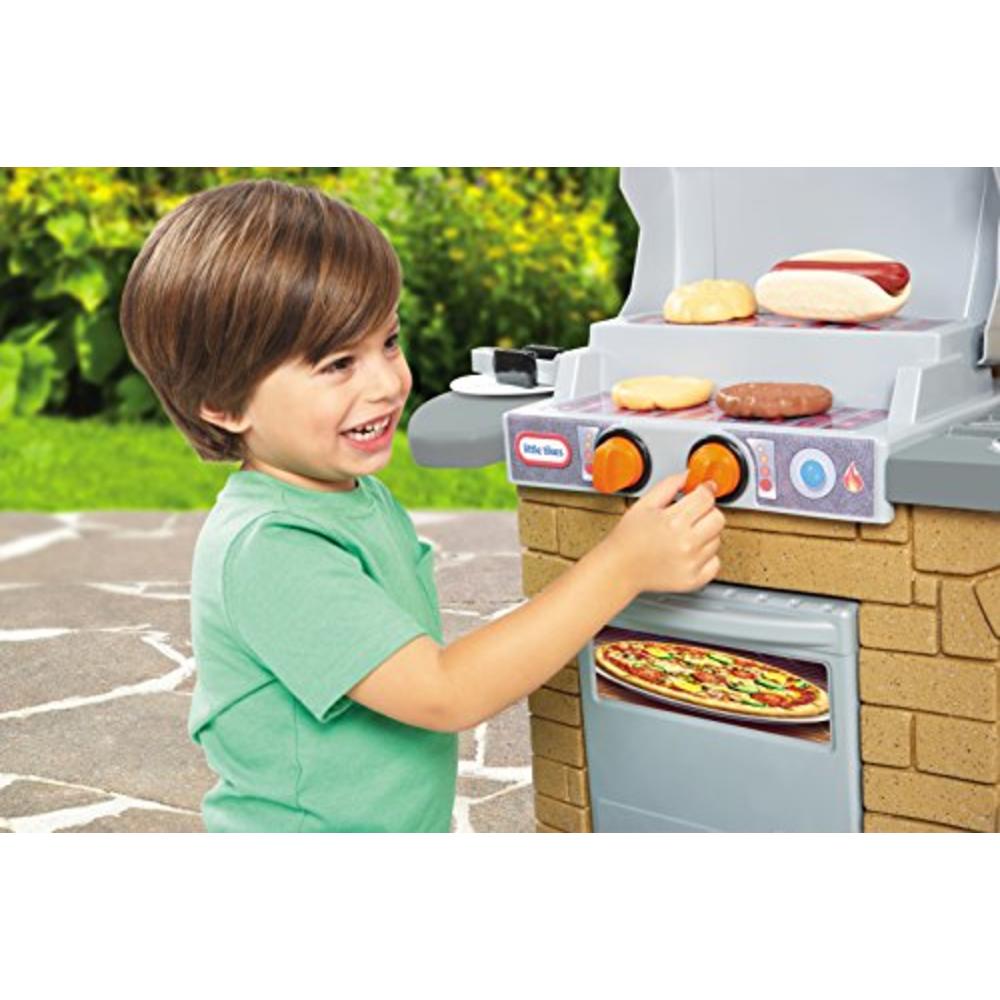 Little Tikes Cook n Play Outdoor BBQ , Brown