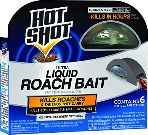 Hot Shot HG-95789 Roach Killer, 6-Count, Brown/a