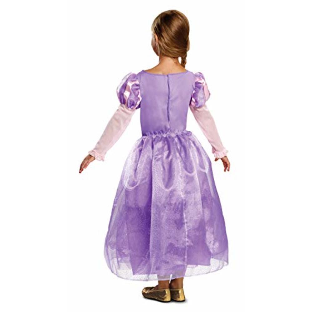 Disguise Disney Princess Rapunzel Tangled Deluxe Girls Costume Purple, X-Small/(3T-4T)