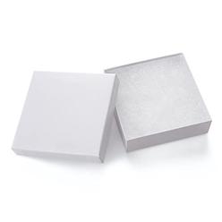 GEFTOL Jewelry Gift Boxes 96 Pack 3.5x3.5x1 Inch Cardboard Jewelry Boxes,Small Gift Boxes for Jewelry Earrings Necklaces Handmad