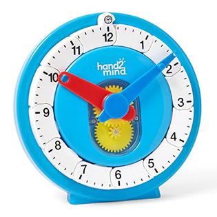 hand2mind Advanced NumberLine Clock™ for Kids Learning to Tell Time ...