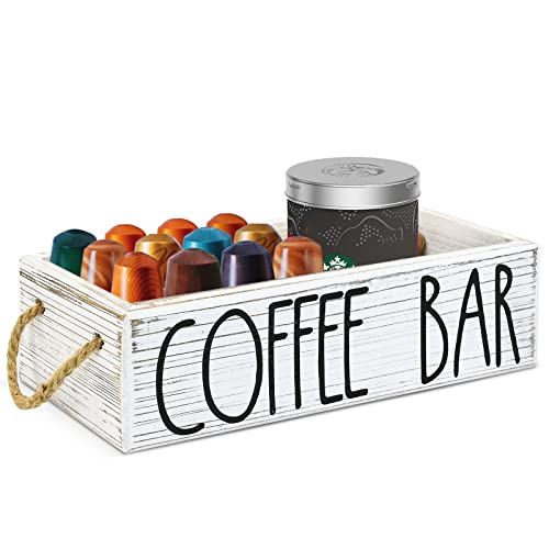 &#226;&#128;&#142;Megsooul Coffee Pod Holder Storage Basket Coffee Station Organizer Countertop Coffee Pod Holder for K Cup Organizer Display Box Coffee Mu