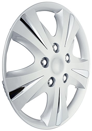 Custom Accessories 96411 GT-5 Silver 15" Wheel Cover, Set of 4