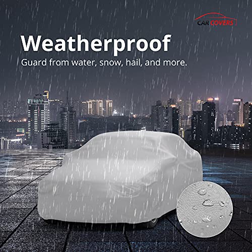 Carcovers Weatherproof Car Cover Compatible with 2016-2019 Genesis G80 - Comparable to 5 Layer Cover Outdoor & Indoor - Rain, Snow, Hail, 