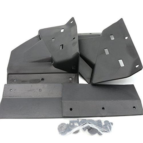 CPOWACE Front Black Mud Flaps Compatible with Polaris RZR XP 1000 2014-2021