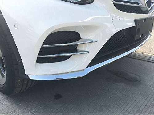 Beautost Fit For Mercedes Benz GLC GLC300 GLC-Coupe 2016 2017 2018 2019 Front Corner Mesh Grill Molding Cover Trim Chrome - Just Fit the 
