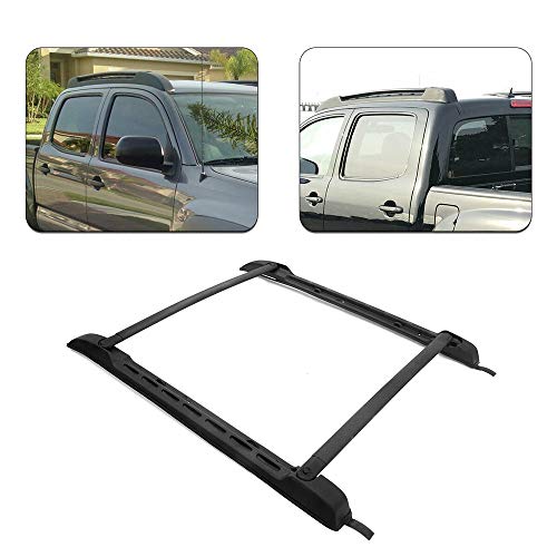 ANTS PART Roof Rack Rails for 2005-2022 Toyota Tacoma Double Cab Cross Bars Black