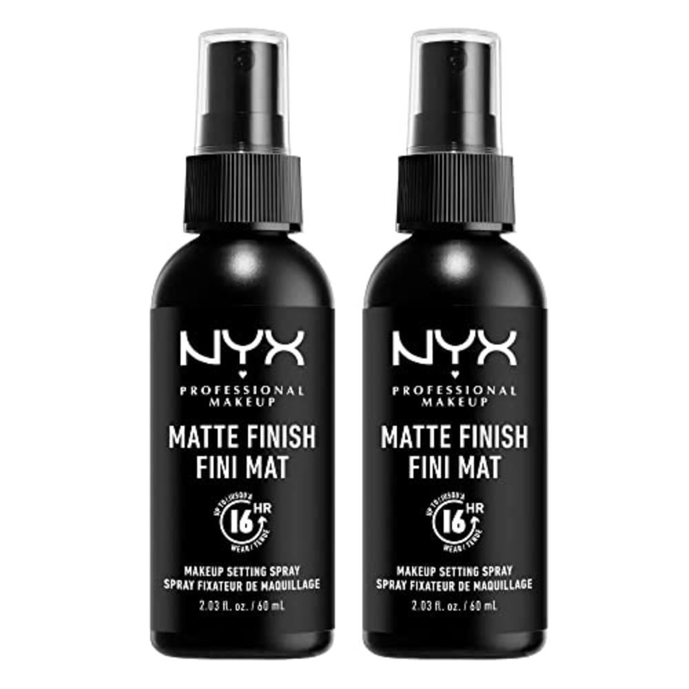 kast Schat Ongeëvenaard NYX PROFESSIONAL MAKEUP Makeup Setting Spray - Matte Finish (Pack Of 2),  Vegan Formula (Packaging May Vary)