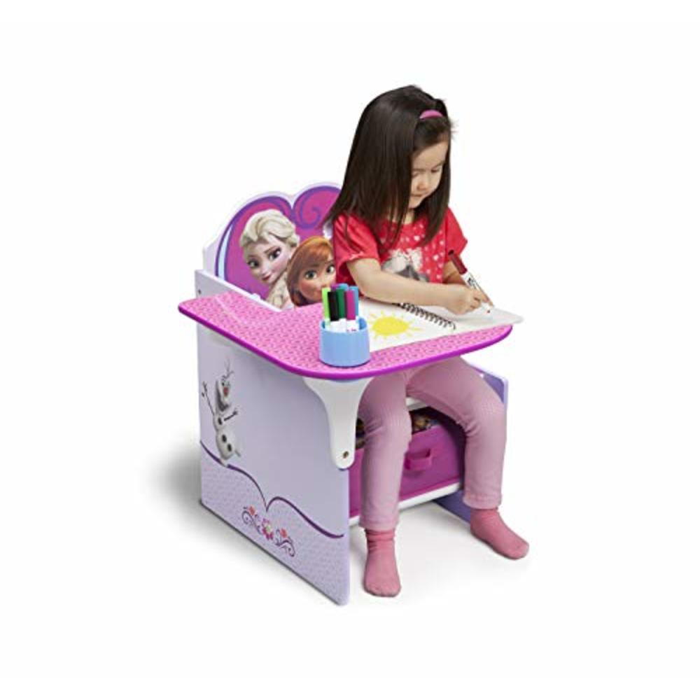 Delta Children Chair Desk With Stroage Bin, Disney Frozen