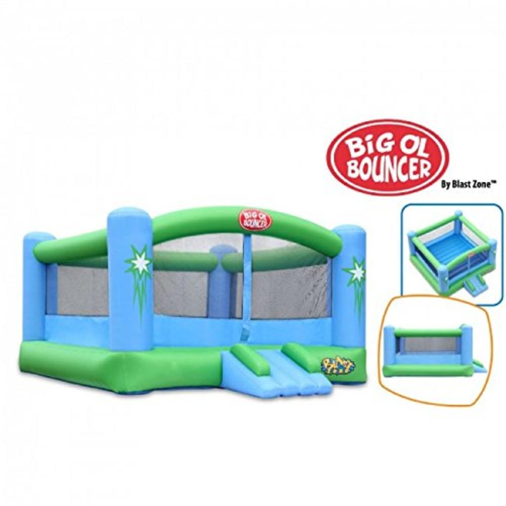 Blast Zone Big Ol Bouncer - Inflatable Bounce House with Blower - Huge - Premium Quality - Great For Events - Holds 6 Kids