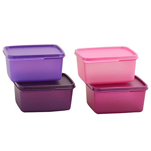 Tupperware Keep Tab Plastic container Set Medium 12 Liter (Set of 4)